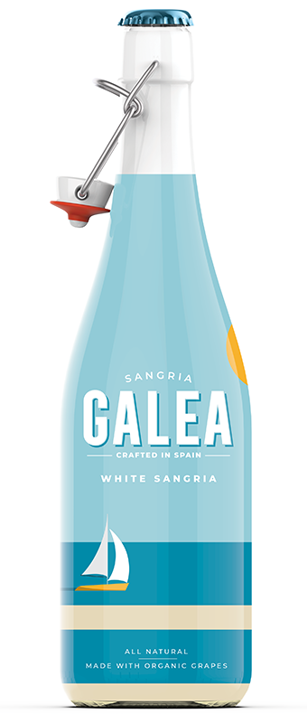 white sangria bottle